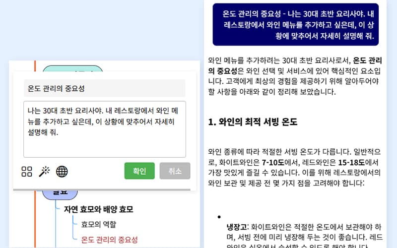 개인 맞춤형 설명